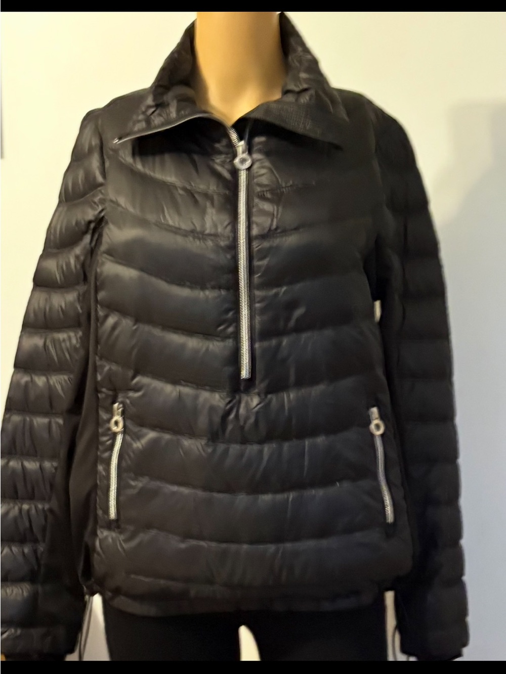 Calvin Klein Performance Puffer Half-Zip Puffer Jacket Down Filled M